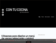 Tablet Screenshot of contucocina.com
